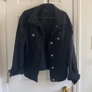 Black Jean Jacket